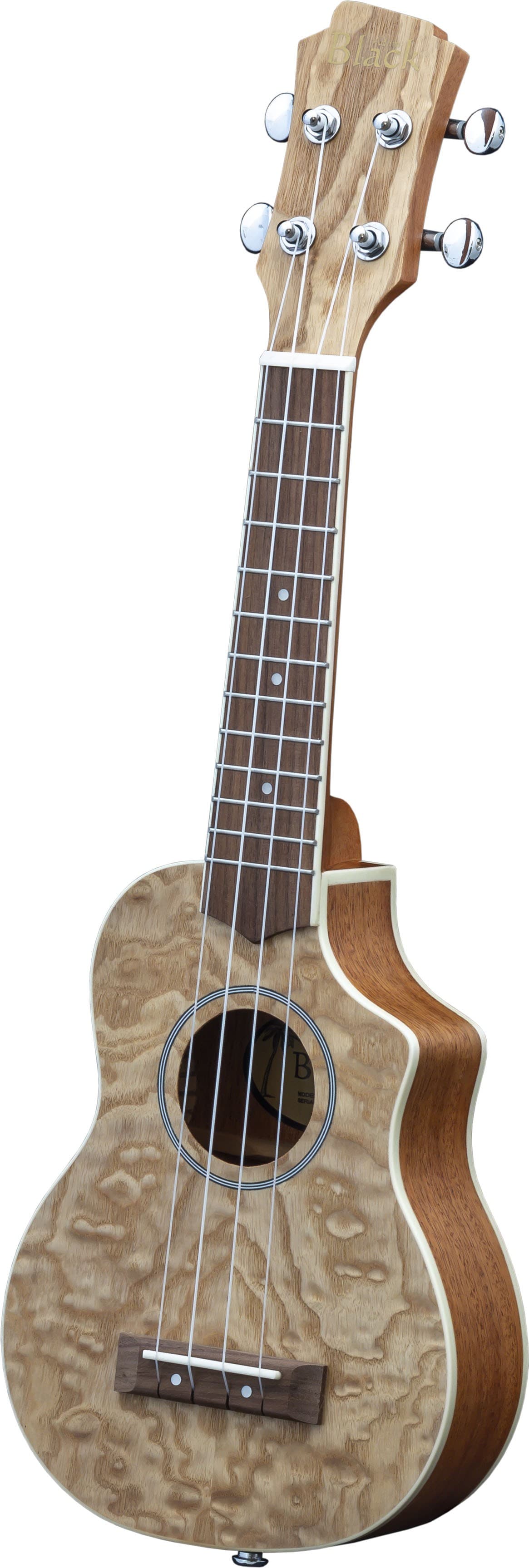 ADAM BLACK SOPRANO UKE Q/ASH C/AWAY ELEC