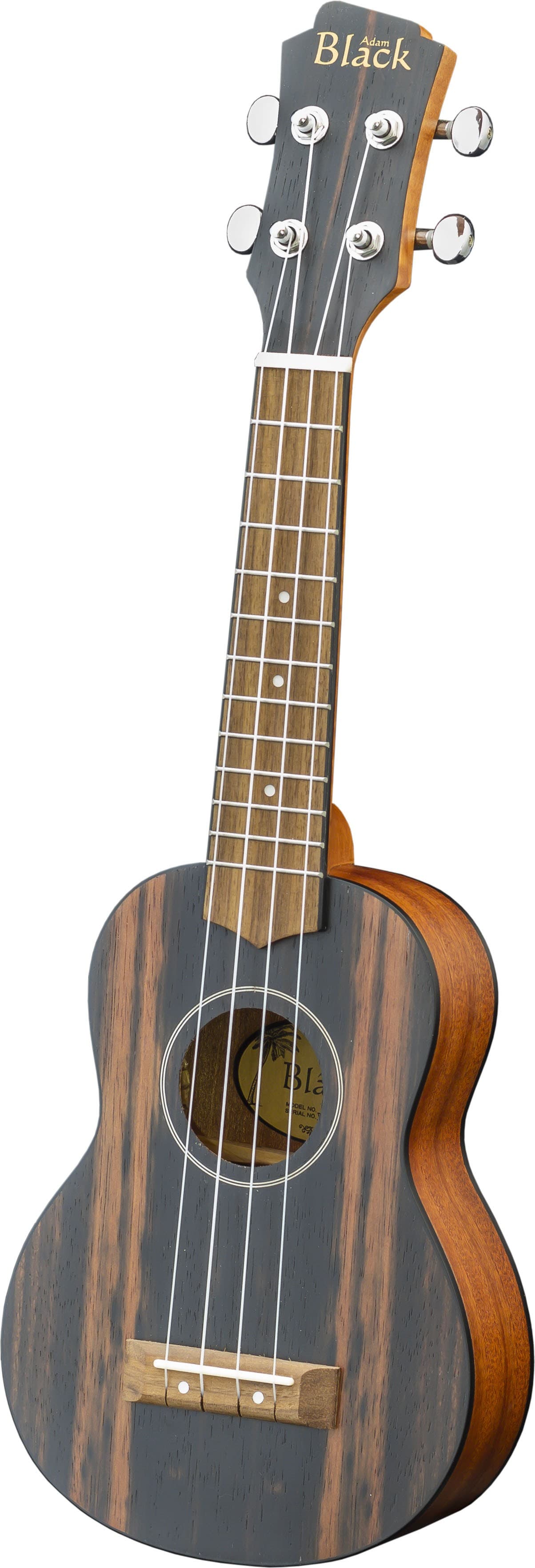 ADAM BLACK SOPRANO UKULELE STRIPED EBONY