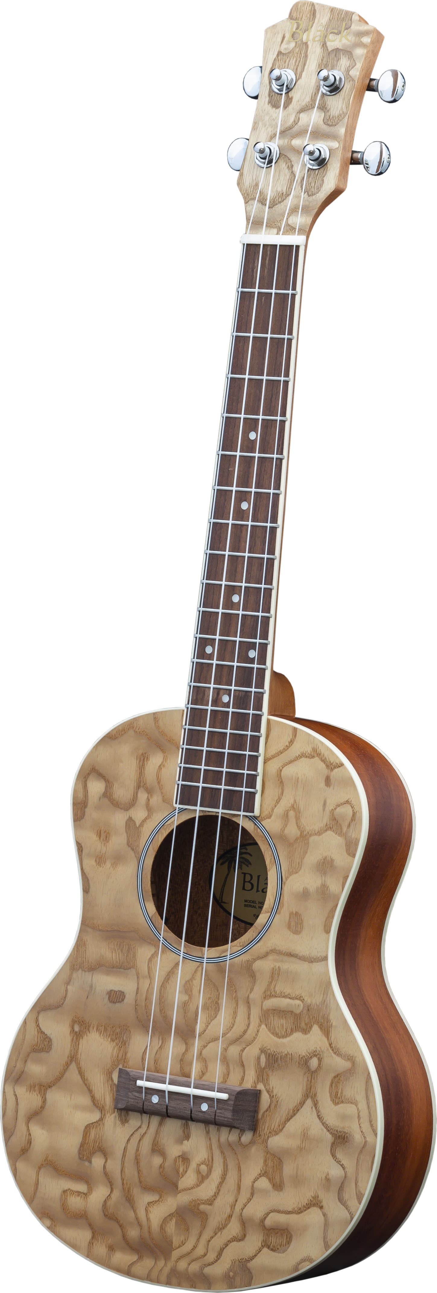 ADAM BLACK TENOR UKULELE QUILTED ASH