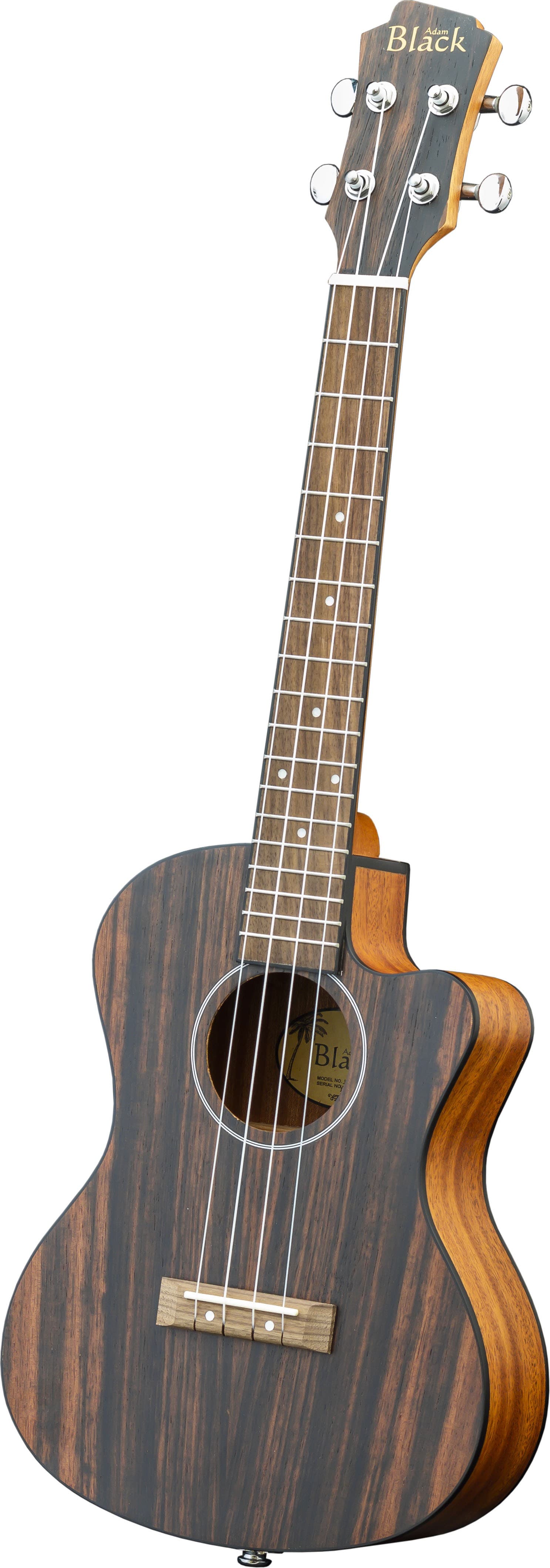 ADAM BLACK TENOR UKE S/EBONY C/WAY ELEC