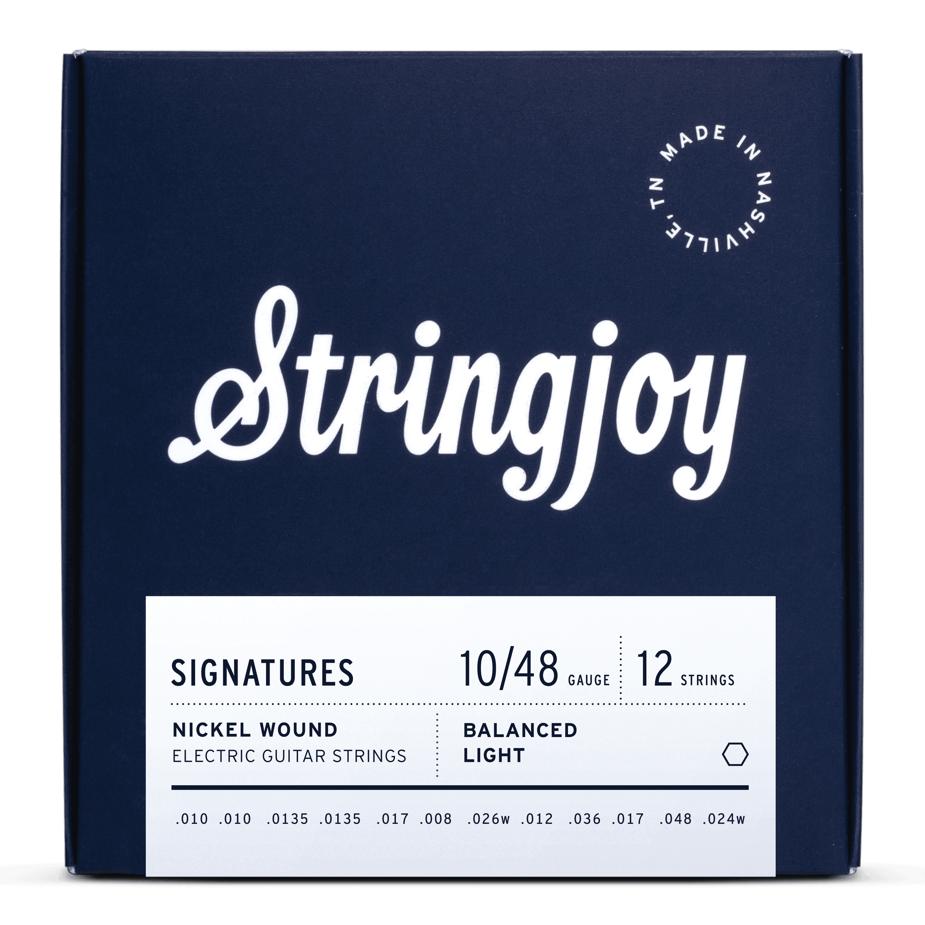 SJ 12 STR BALANCED LGT 10-48 NKL WND