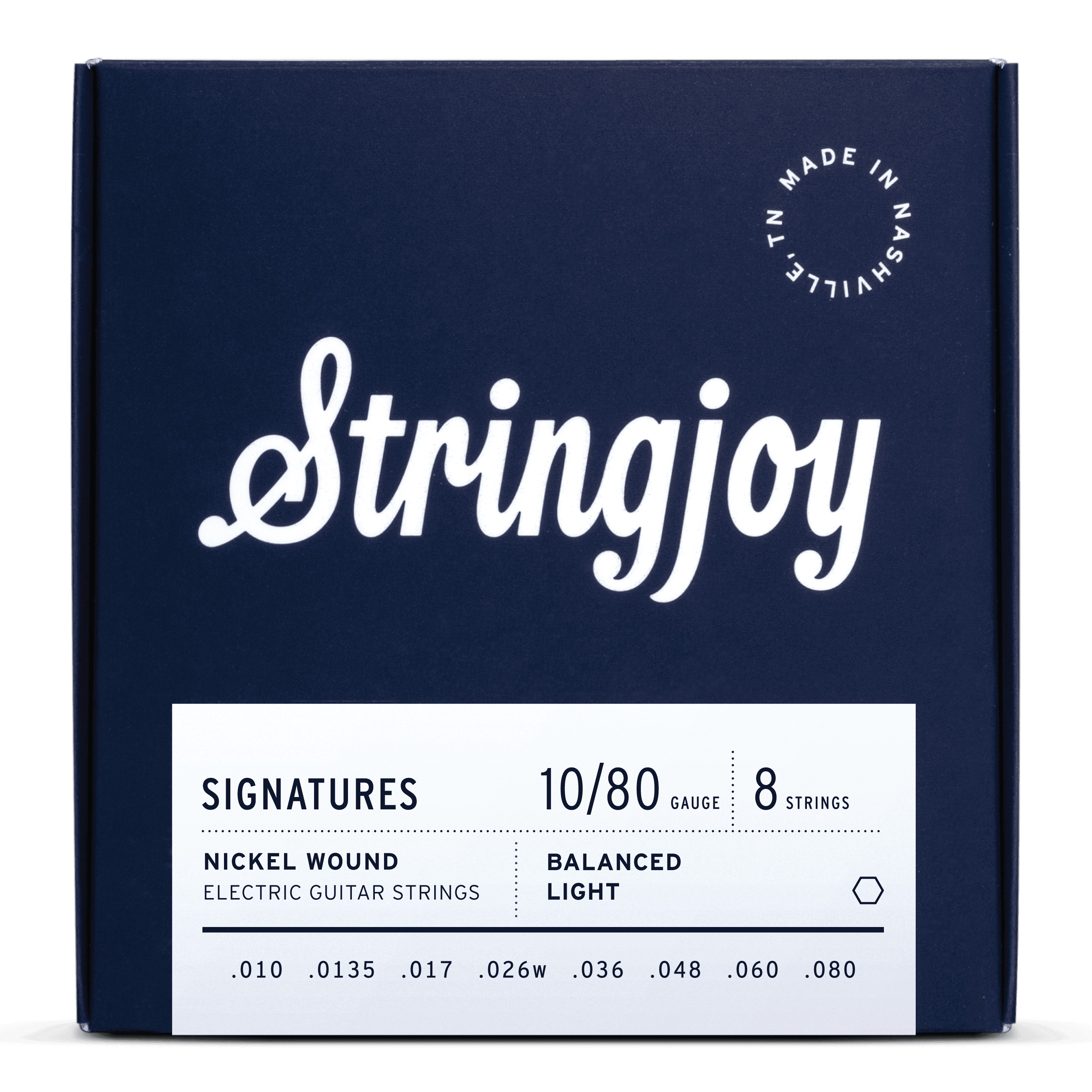 SJ 8 STR BALANCED LIGHT 10-80 NKL WND