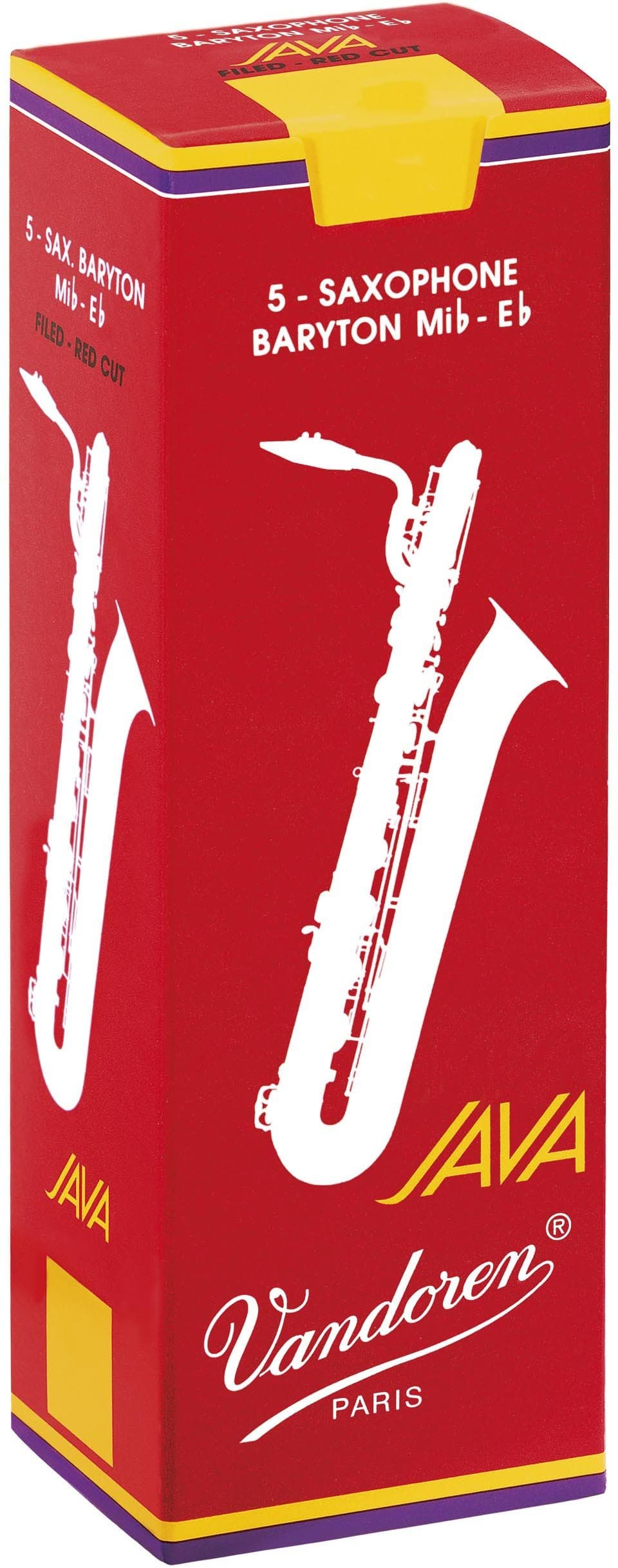 VANDOREN BARITONE SAX RED JAVA REEDS 3