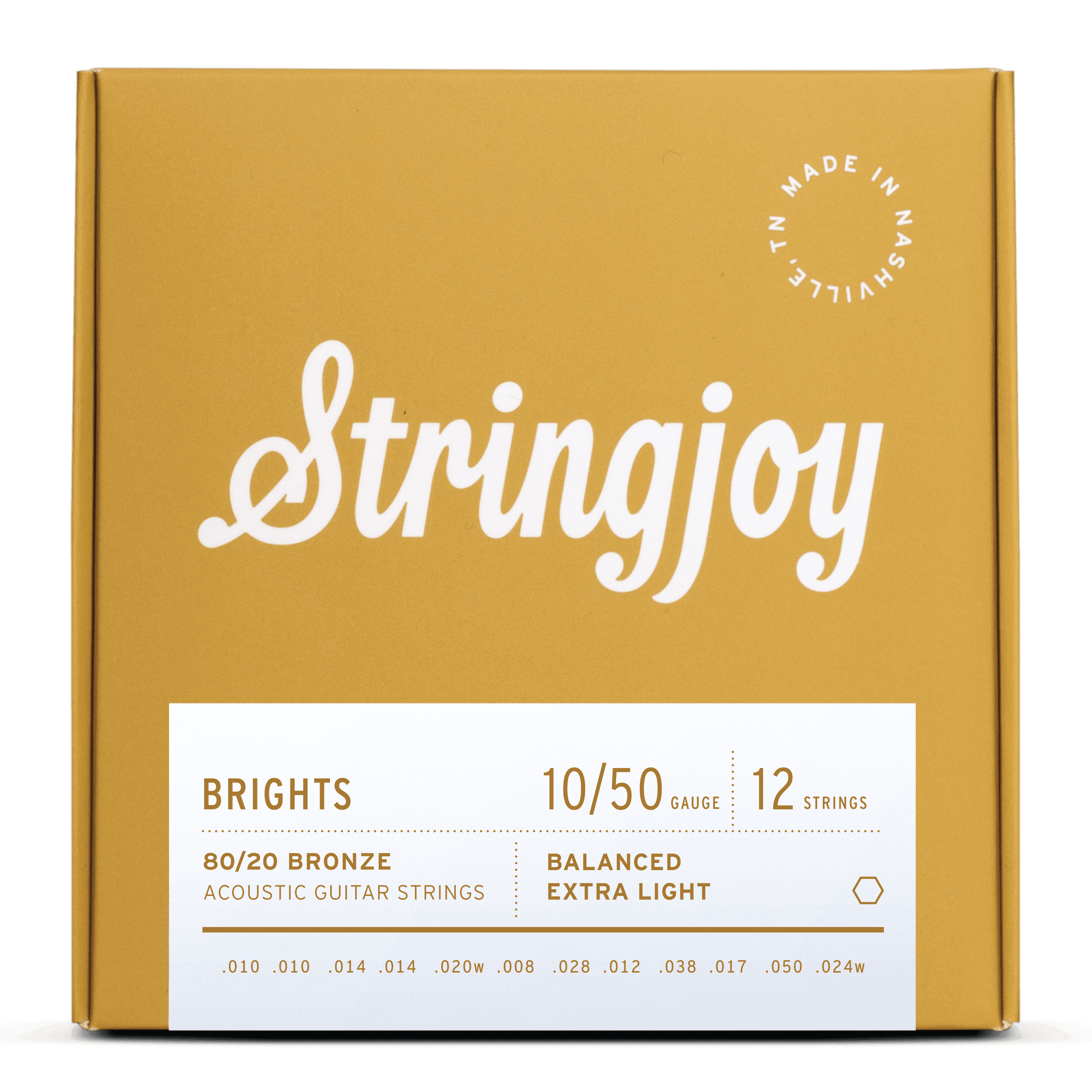 SJ 12 STR EXTRA LGT 10-50 80/20 BRONZE