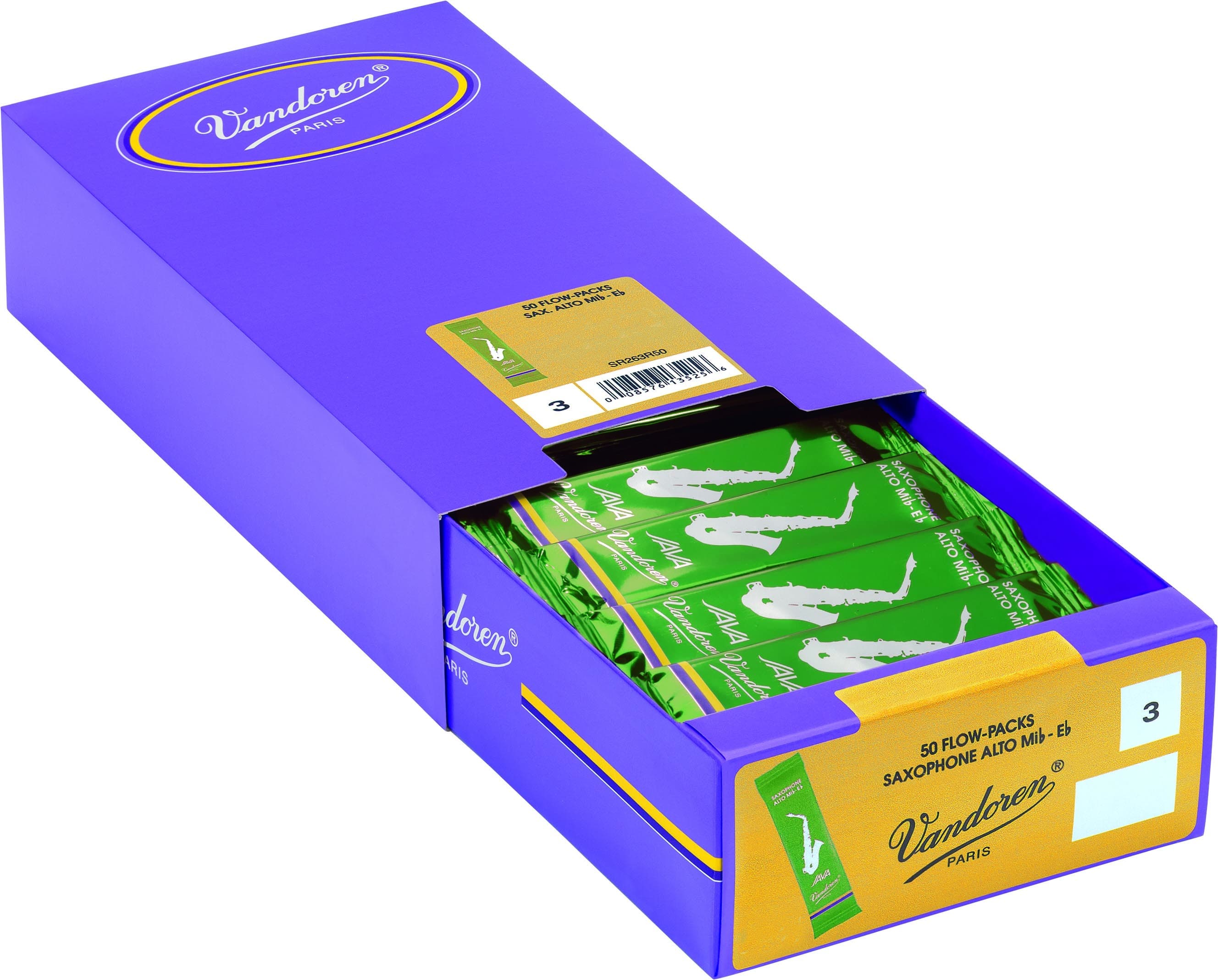 VANDOREN ALTO SAX JAVA REED (BOX 50)