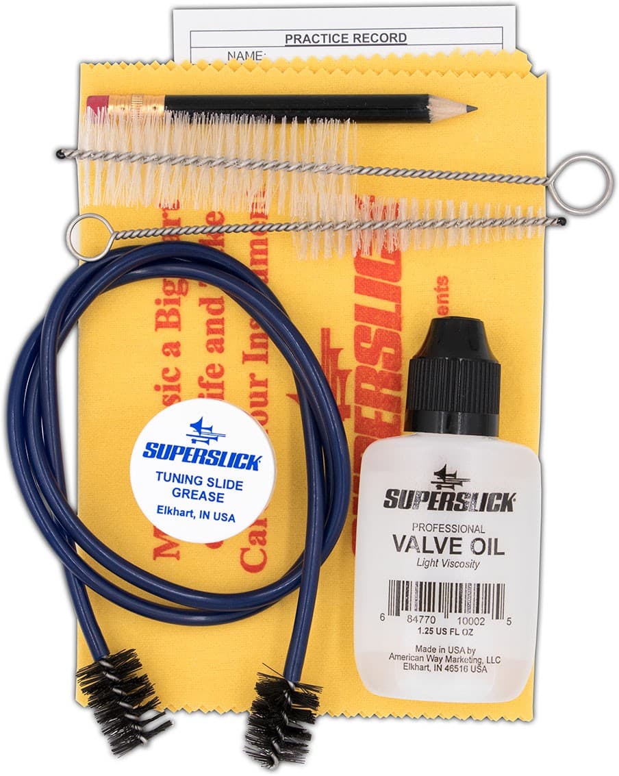 SUPERSLICK TRUMPET/CORNET CARE KIT - SIL
