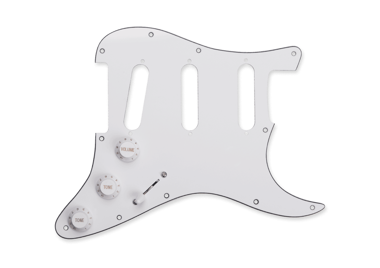 PICKGUARD ASSY BYOP WHITE