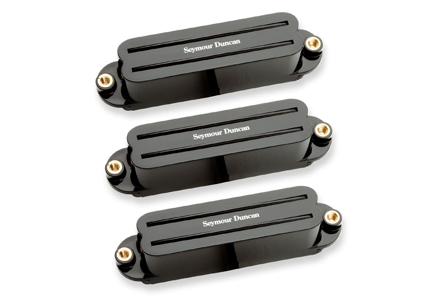 SCR-1 COOL RAILS SET FOR STRAT BLK