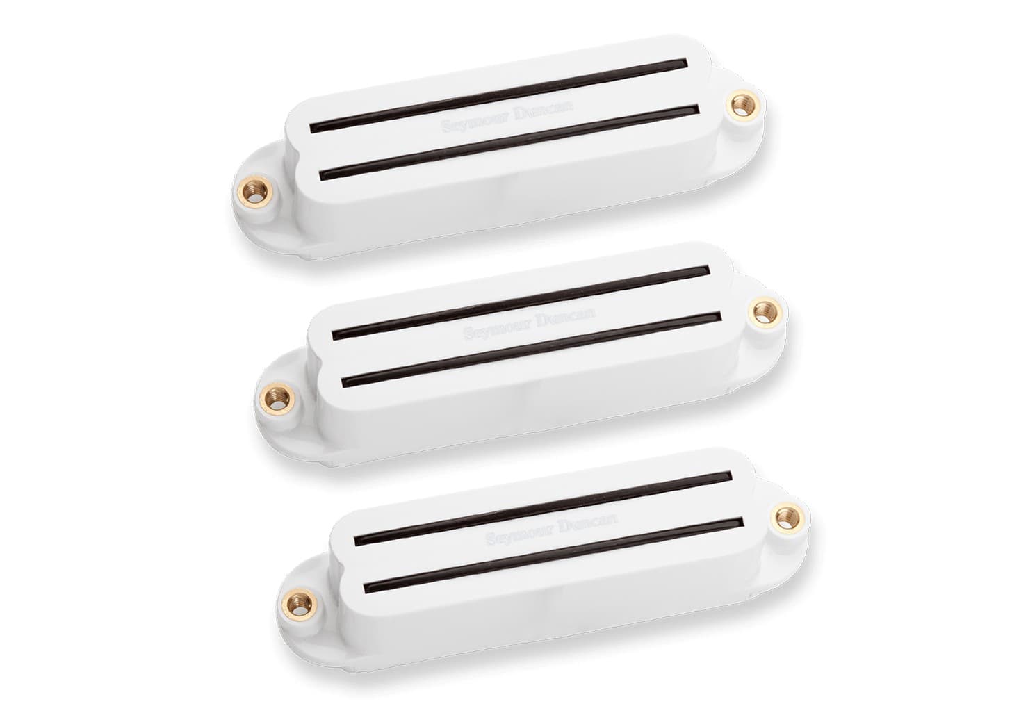 SCR-1 COOL RAILS SET FOR STRAT WHITE