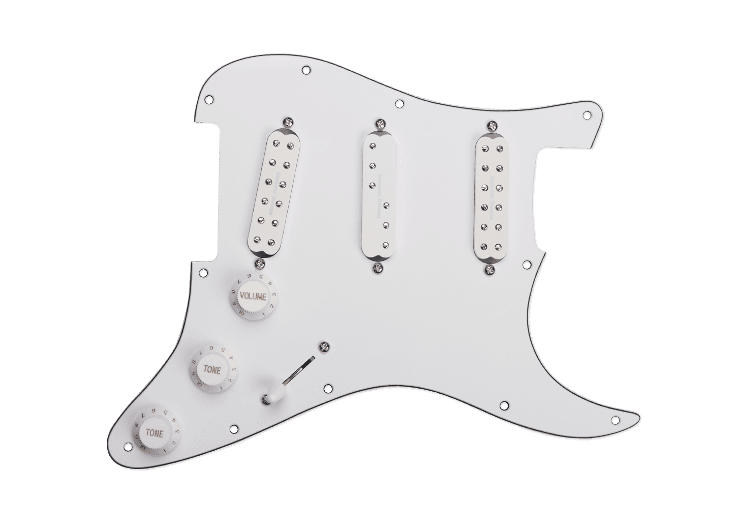 ^PICKGUARD ASSY EVERYTHING AXE WHITE