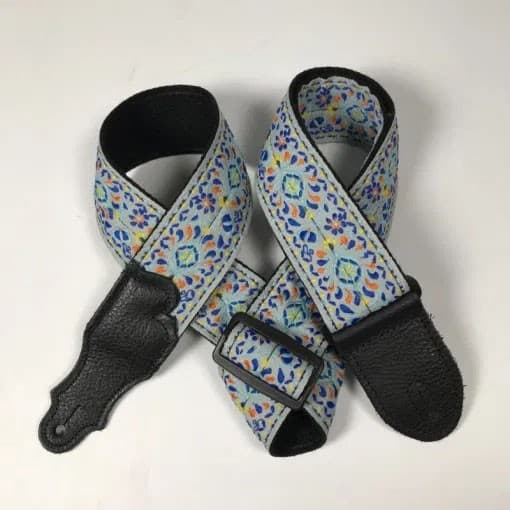 2 IN RETRO LIGHT BLUE/BLACK LEATHER