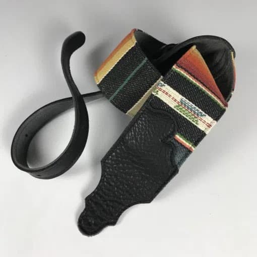3 IN BLACK SADDLE BLANKET/SUEDE END