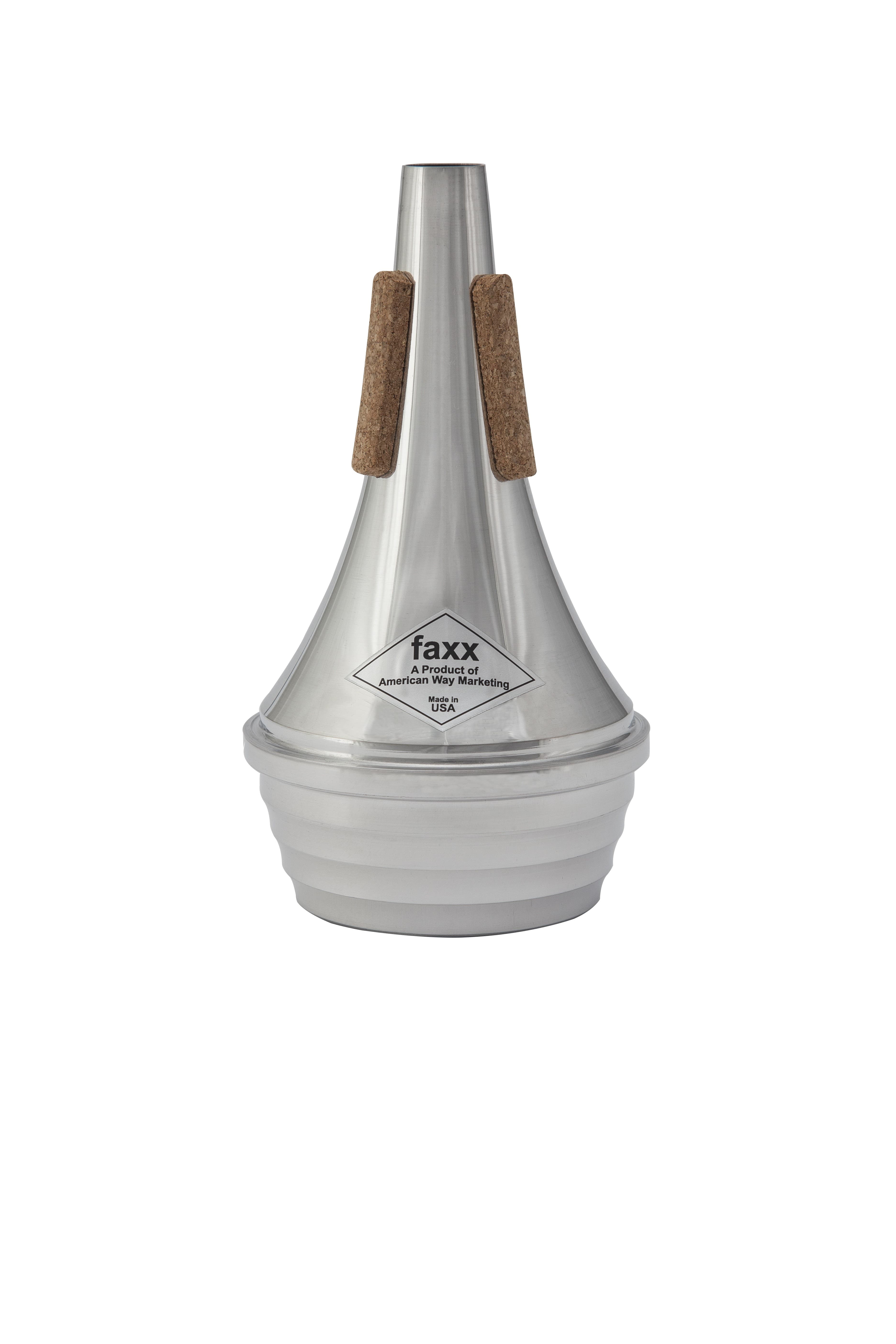 FAXX TRUMPET STRAIGHT MUTE ALU W/RIB BO