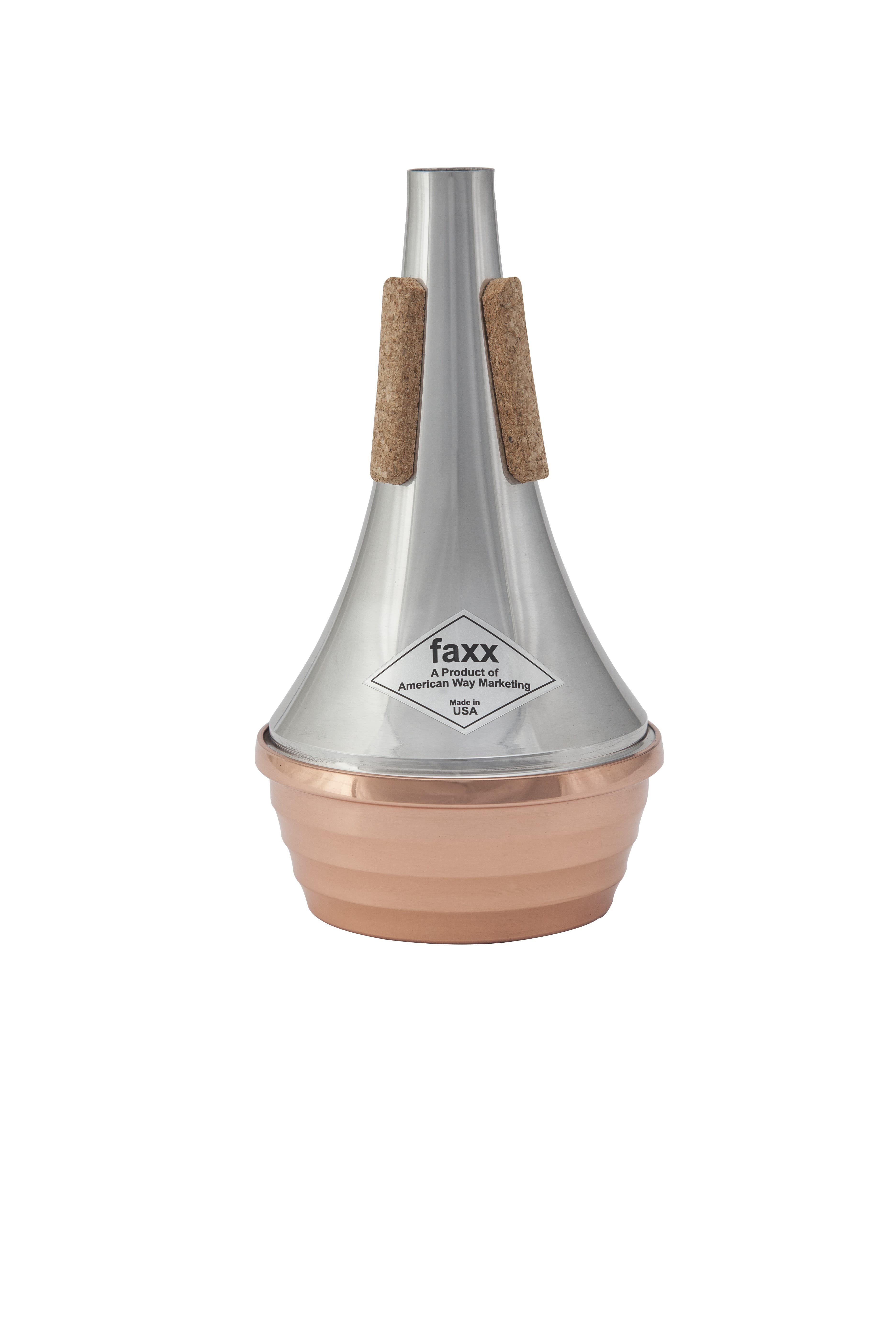 FAXX TRUMPET STRAIGHT MUTE ALU W/COP BOT