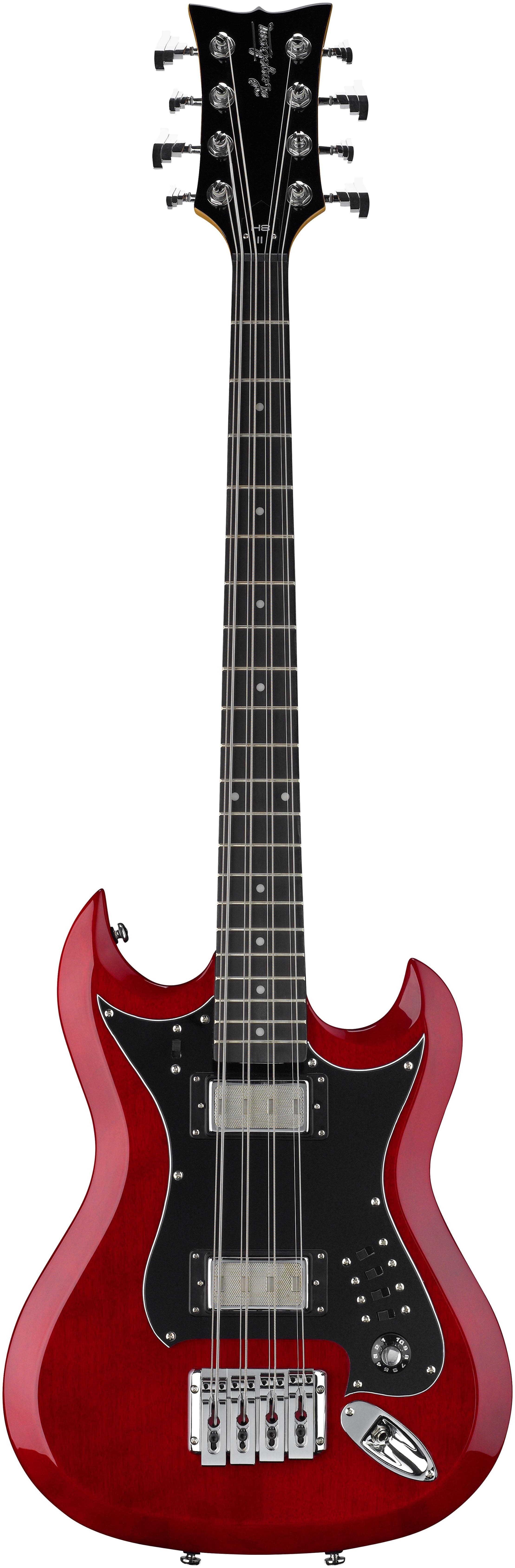 HAGSTROM H811 BASS WILD CHERRY TRANS