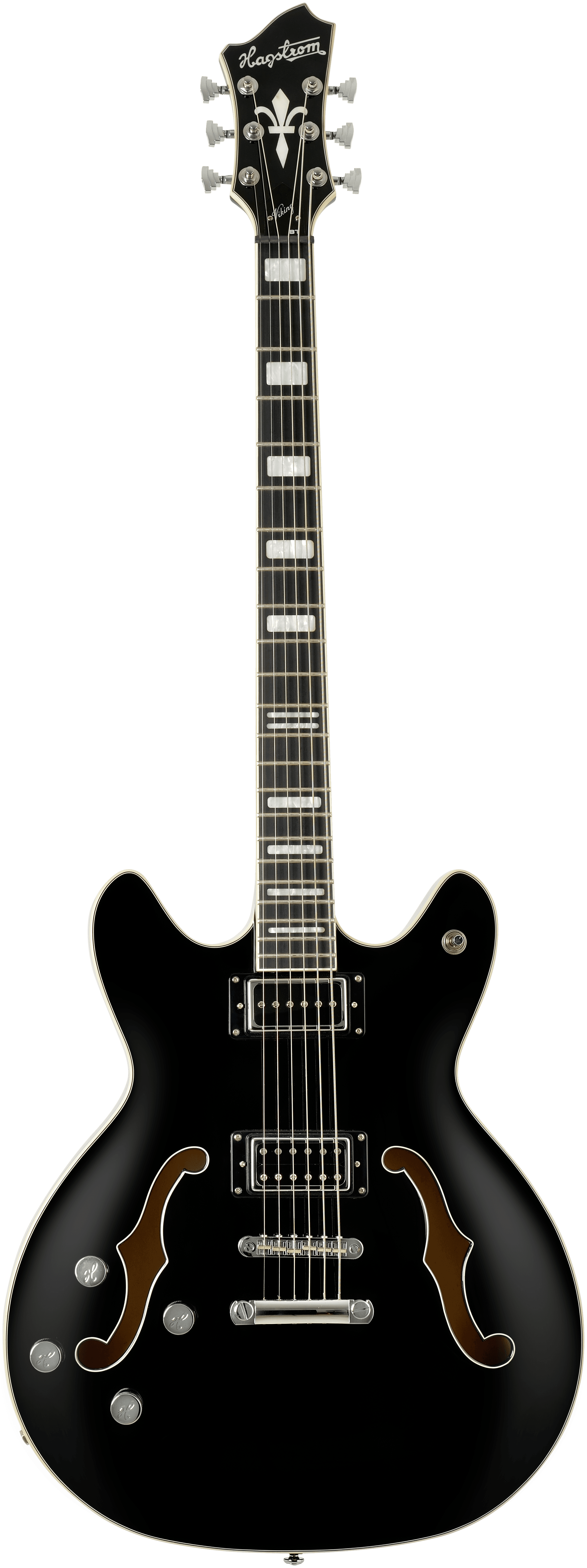 HAGSTROM VIKING DLX BARITONE LH BLACK