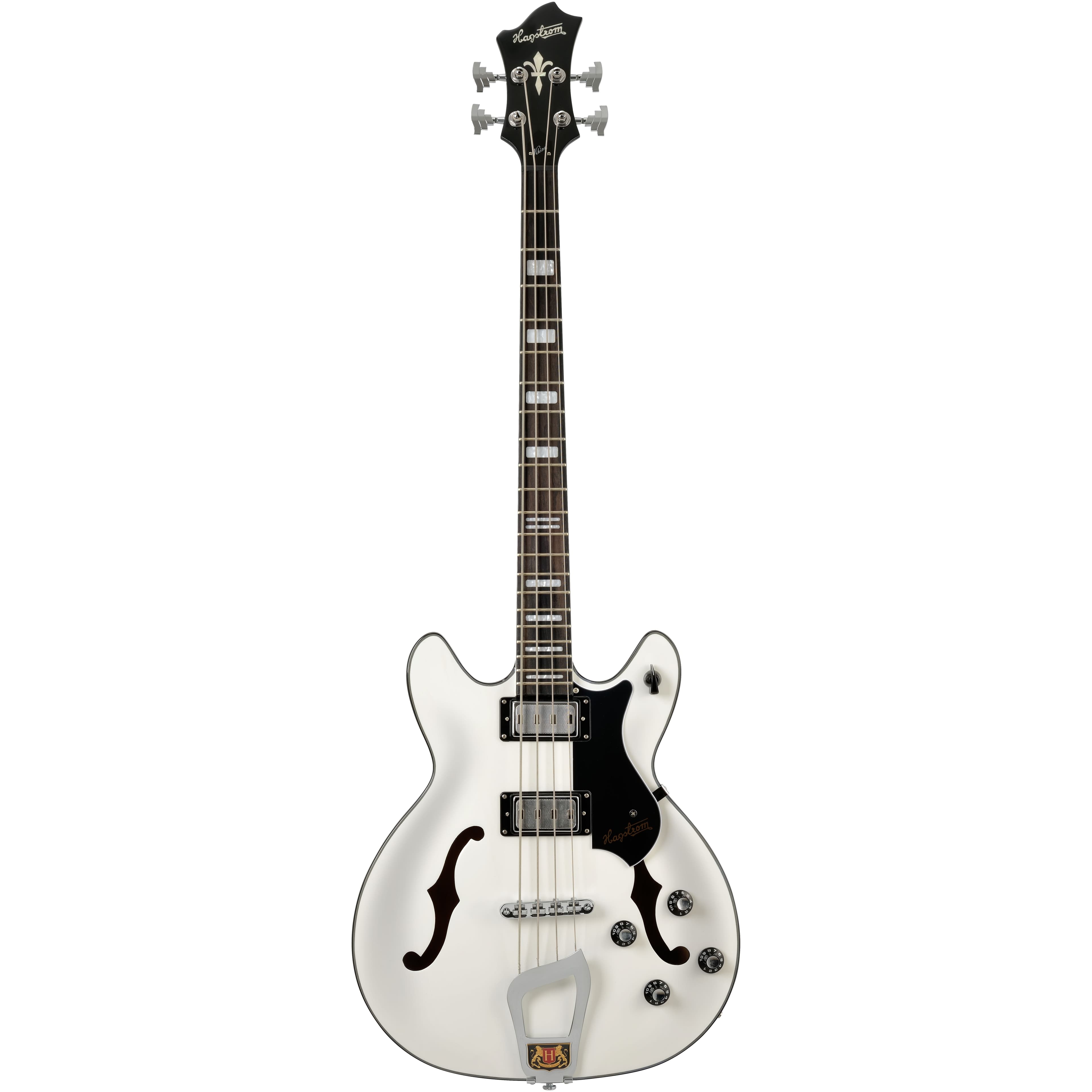 HAGSTROM VIKING BASS SHORT SCALE WHITE
