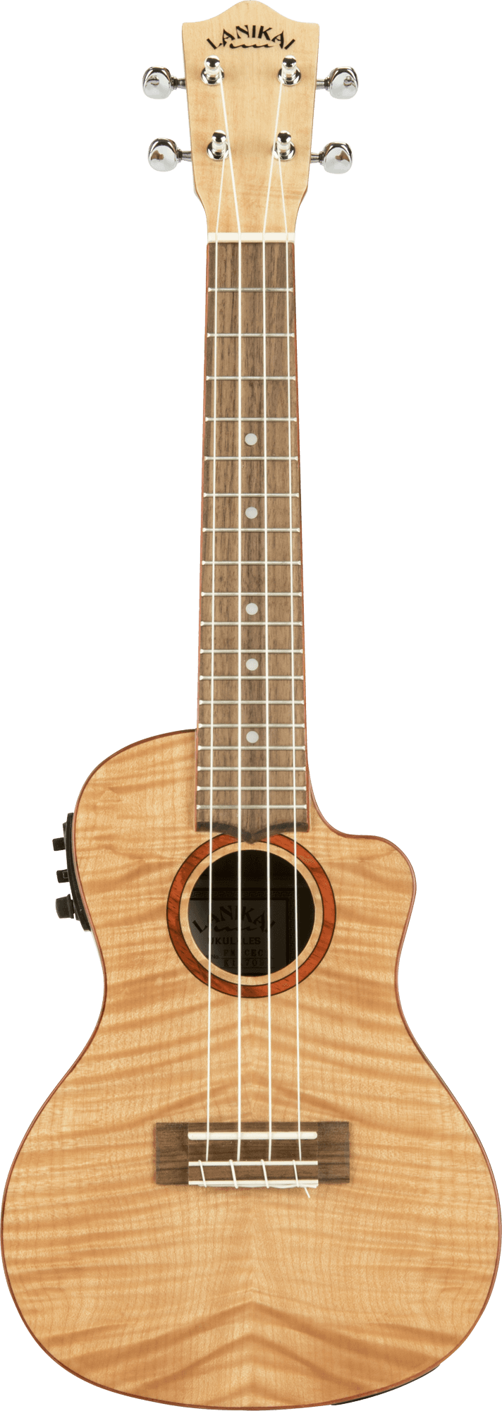 LANIKAI CONCERT UKULELE FLAME MAPLE CE
