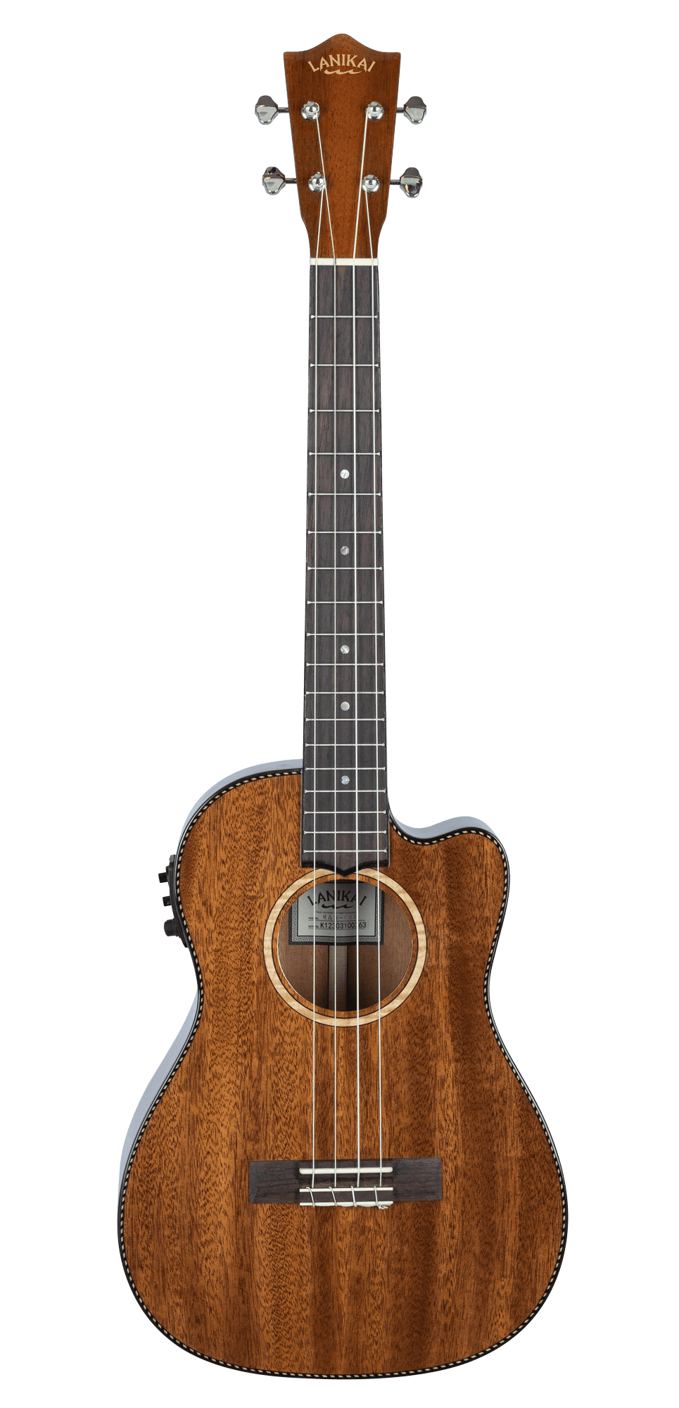 LANIKAI BARITONE UKULELE MAHOG CE GBAG
