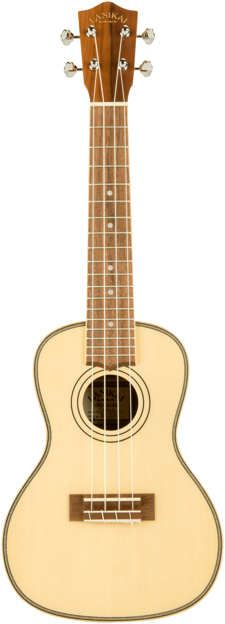 LANIKIA CONCERT UKE SOLID SPRUCE TOP GB
