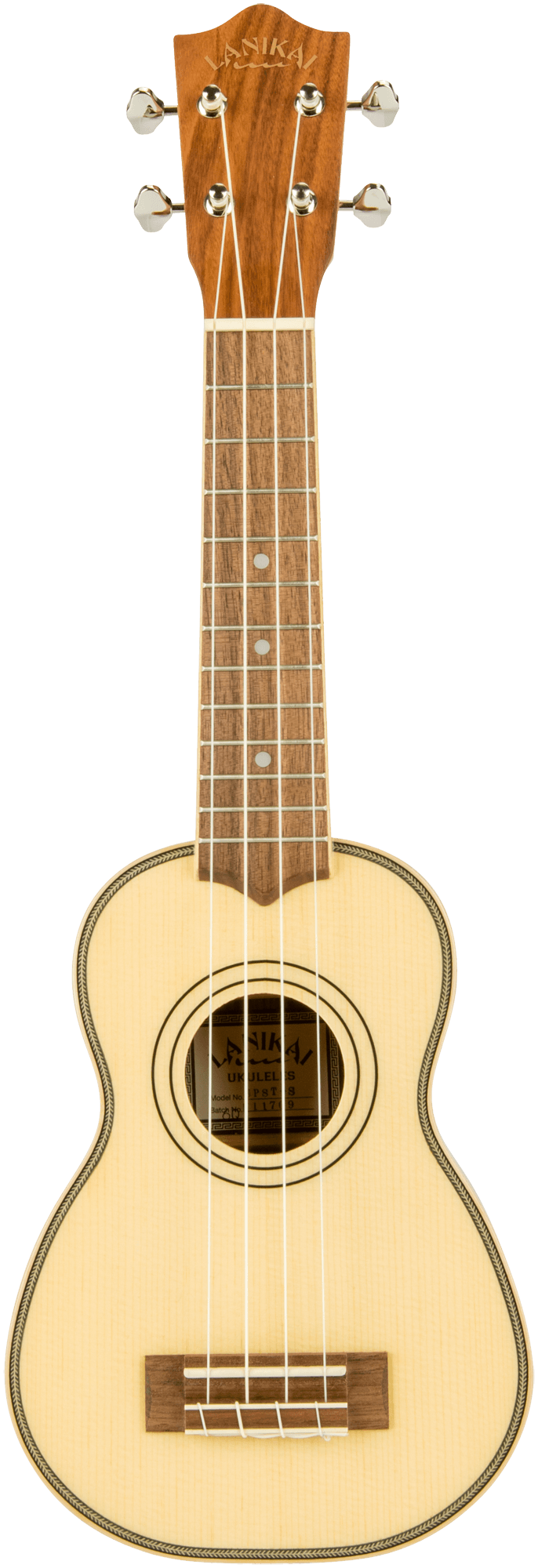 LANIKAI SOPRANO UKE SOLID SPRUCE TOP GB