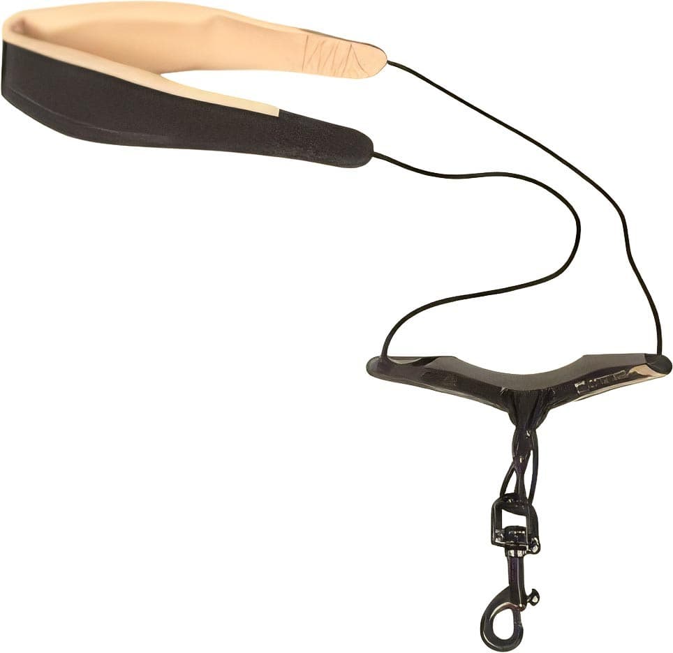 SAXOPHONE NECK STRAP LEATHER 22 IN REG