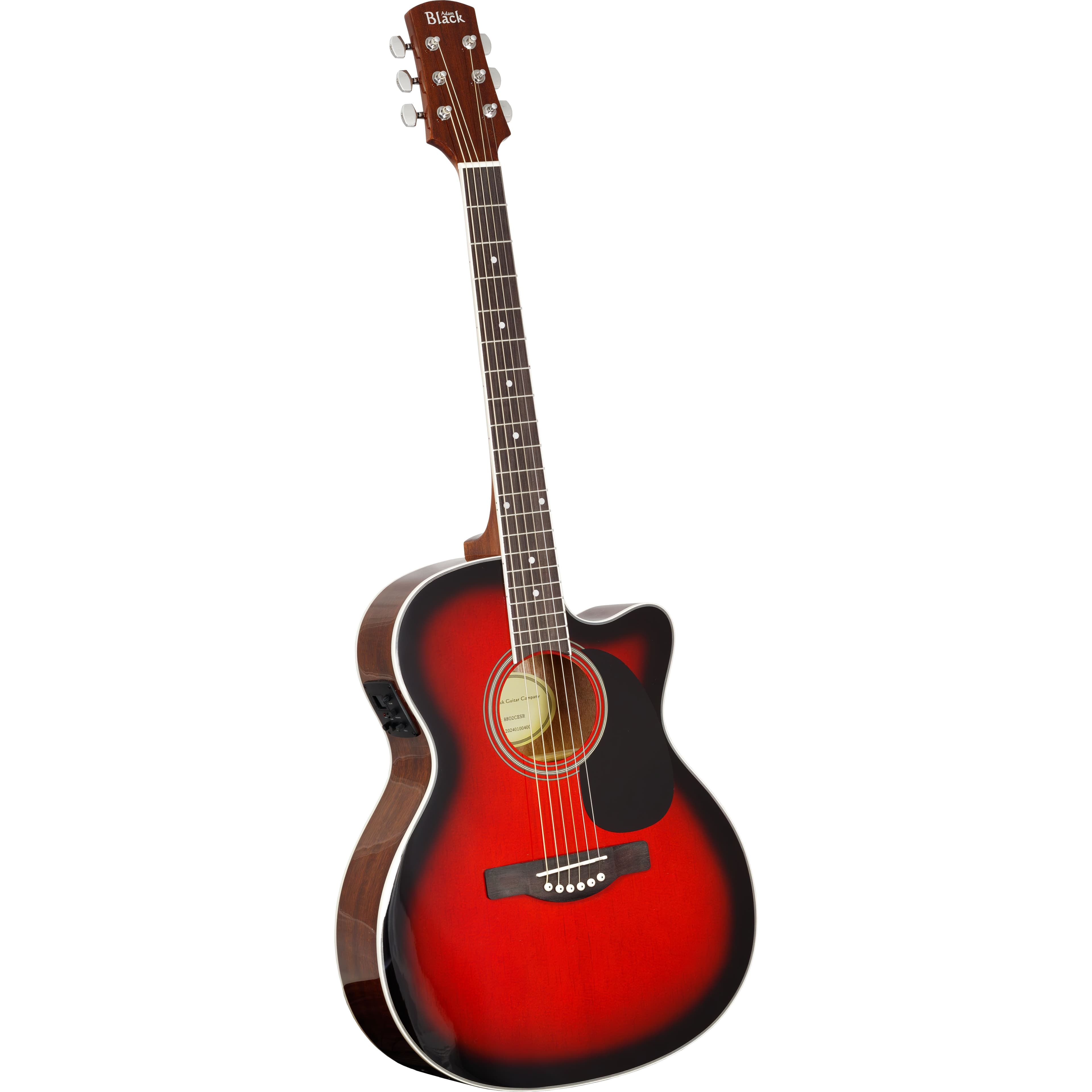 ADAM BLACK O-2CE TRANS RED BURST