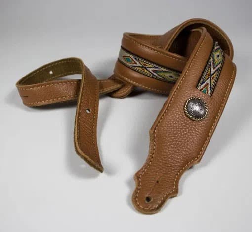2 IN CARAMEL PAD GLOVE LEATH/HITCH WEAVE