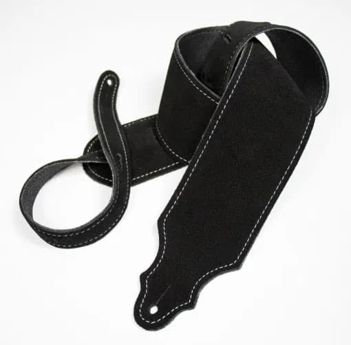 3 INCH BLACK SUEDE / BUCK BACKING
