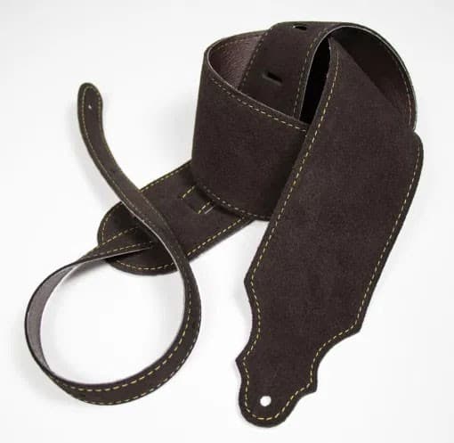 3 INCH BROWN SUEDE / BUCK BACKING