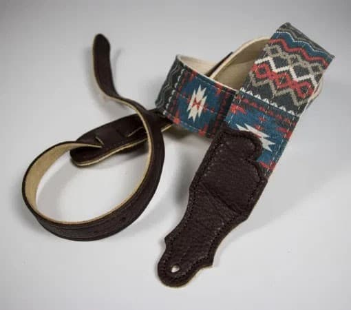 2 IN RED AZTEC NAT.COTTON / BROWN LEATHE