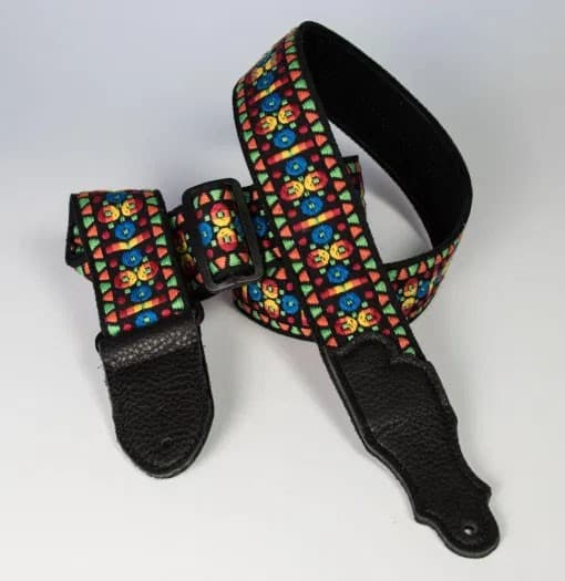 2 IN RETRO BLUE & ORANGE /BLACK LEATHER