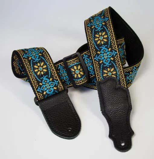 2 IN RETRO TURQUOISE/BLACK GLOVE LEATHER
