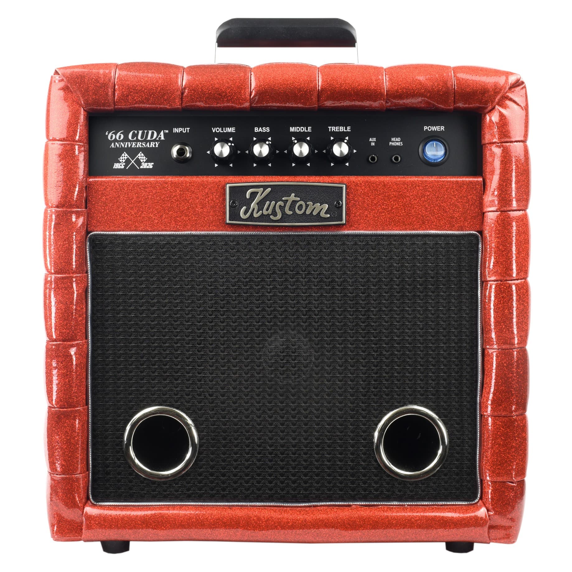 KUSTOM CUDA 10W BASS GUITAR COMBO RED