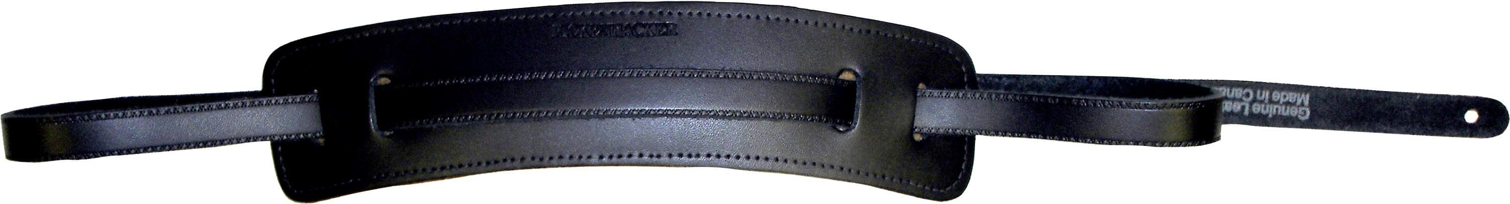 RICKENBACKER LEATHER GTR.STRAP -BLACK