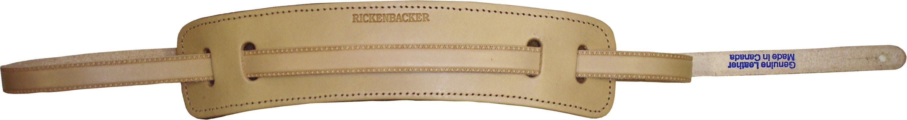 RICKENBACKER LEATHER GTR.STRAP -NATURAL