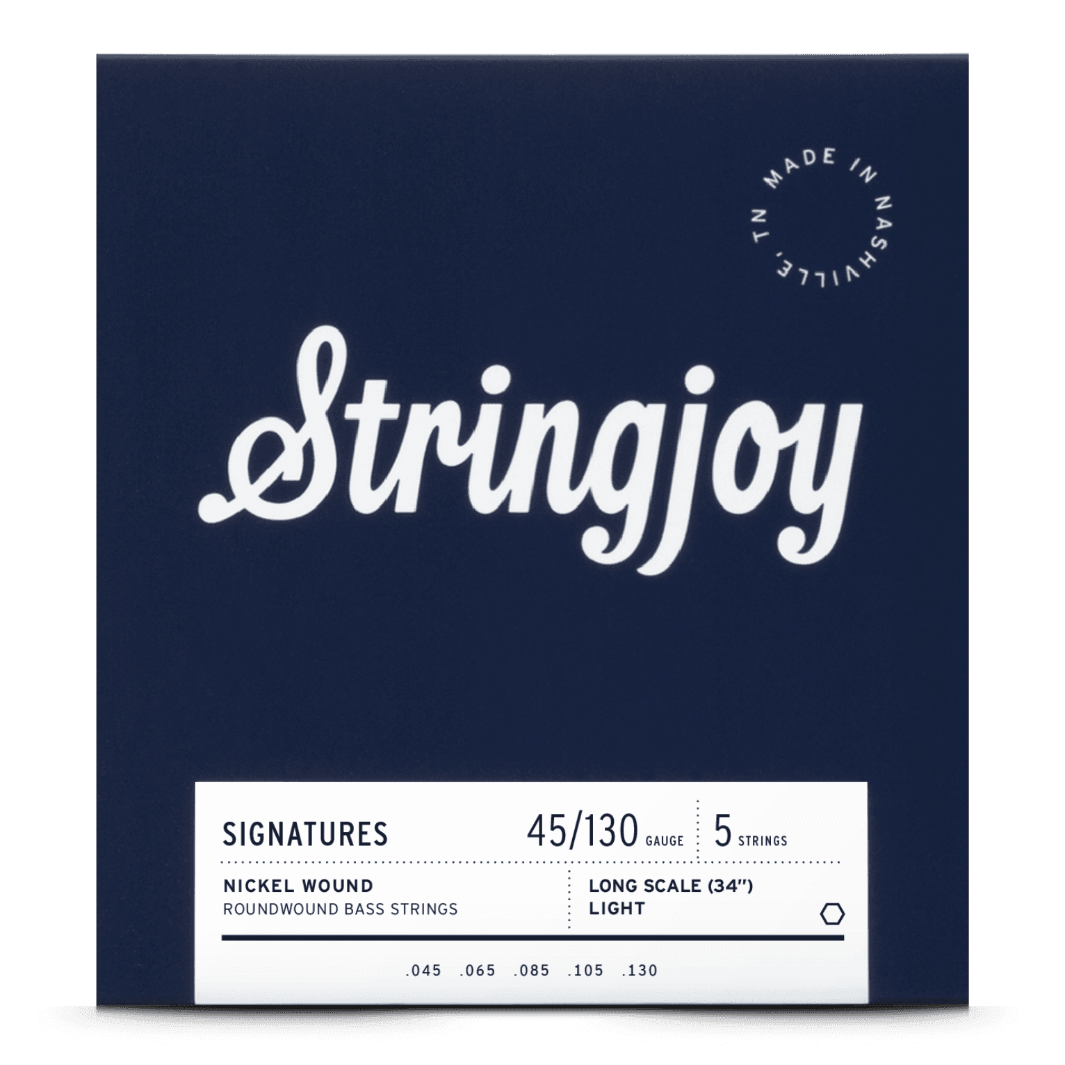 SJ LIGHT 45-130 5 STR NICKEL WOUND
