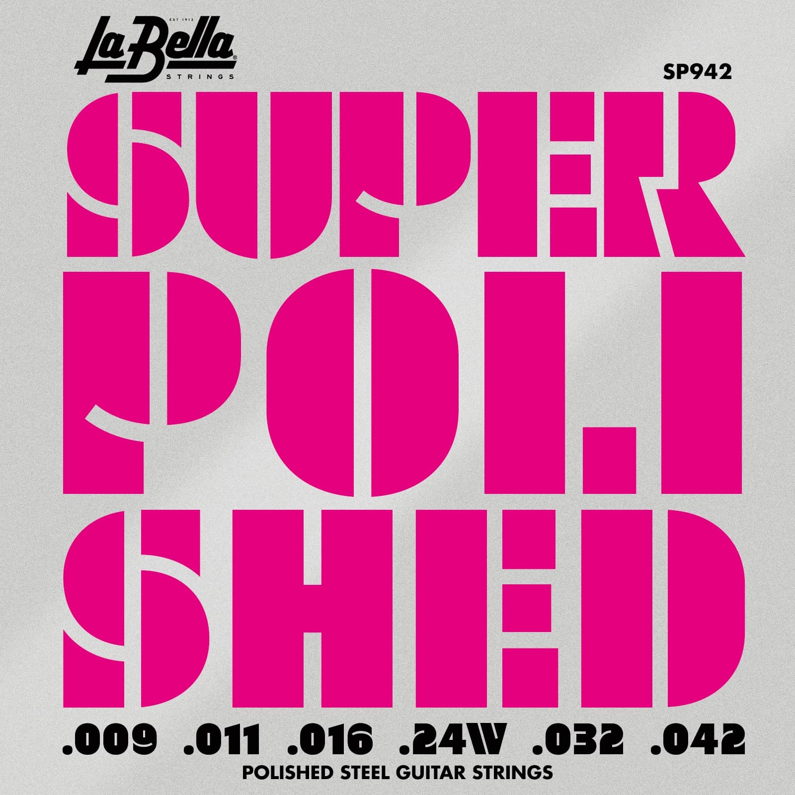 LB SUPER POLISHED GUITAR STRINGS 9-42