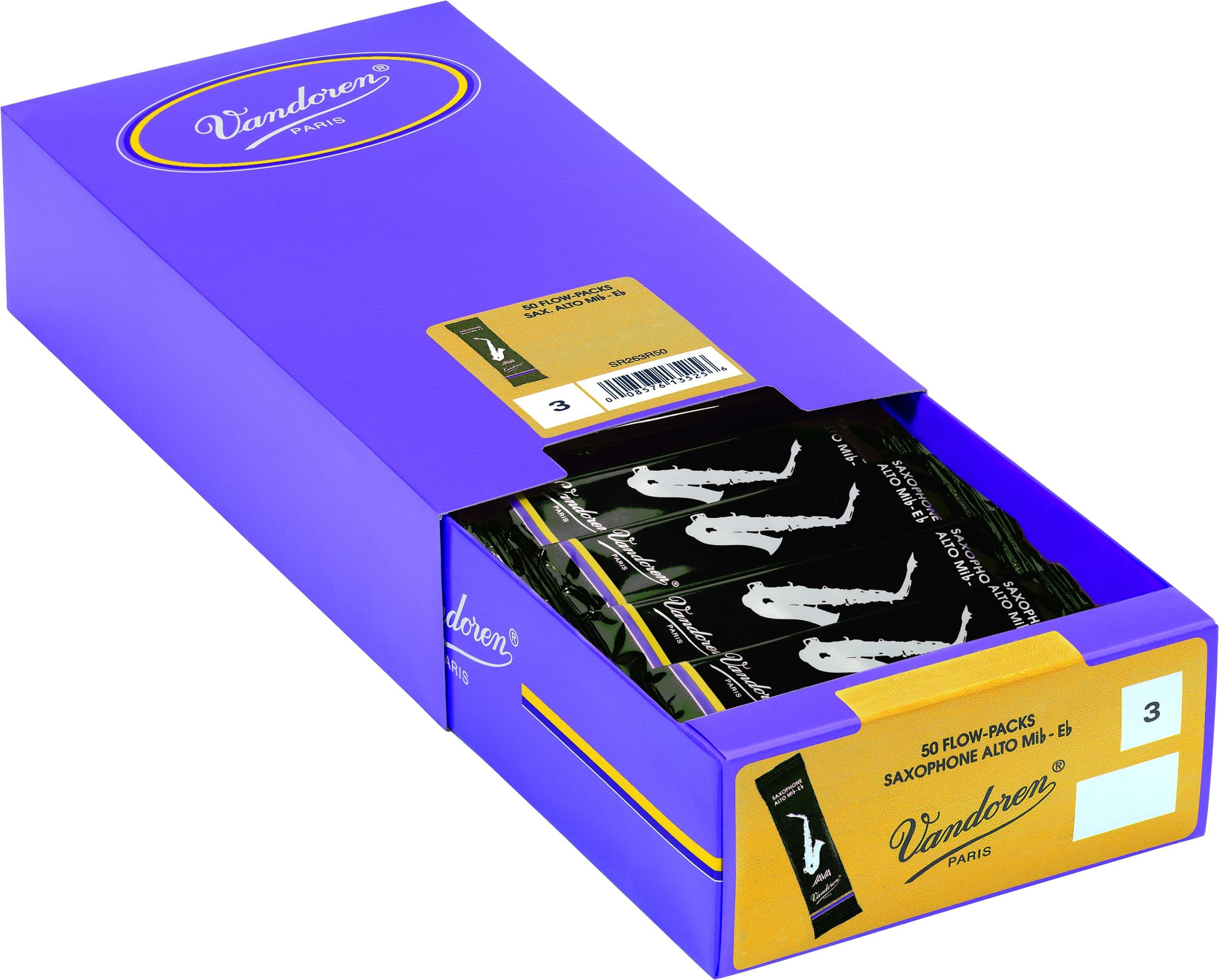 VANDOREN ALTO SAX JAZZ REED (BOX 50)